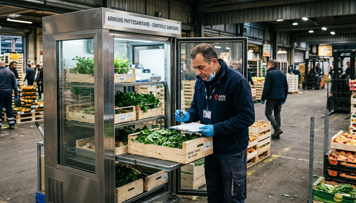 Armoire phytosanitaire : coulisses des contrôles agricoles à Rungis